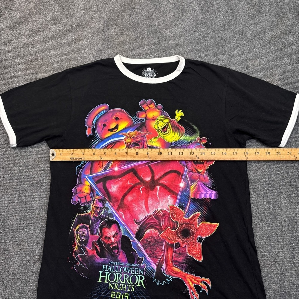 Universal Studios Halloween Horror Nights ringer T-shirt Adult Small Monsters - Picture 10 of 12